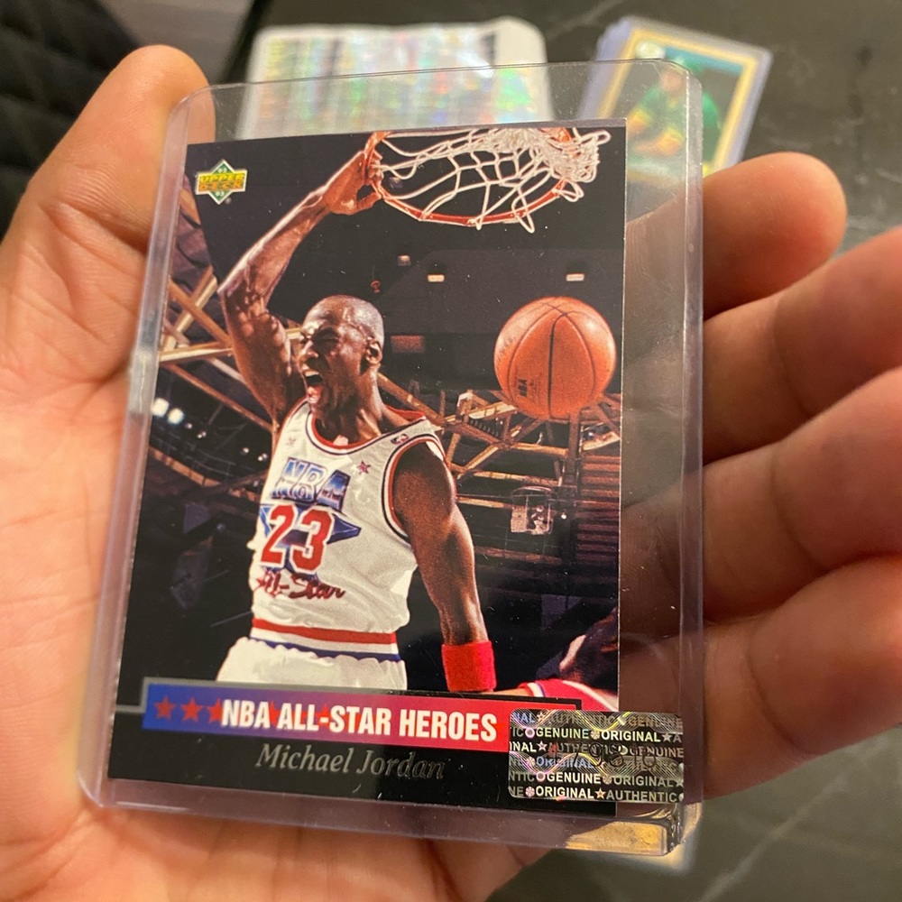 MINT CONDITION 92’-93’ Michael Jordan NBA All-Star UPPER DECK TRADING CARD
